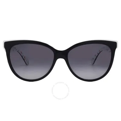Kate Spade Grey Gradient Cat Eye Ladies Sunglasses Daesha/s 06zl/9o 56 In Blue