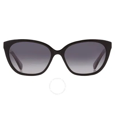 Kate Spade Grey Gradient Cat Eye Ladies Sunglasses Philippa/g/s 0807/9o 54 In Gray