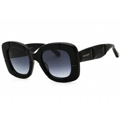Kate Spade Josey Square-frame Sunglasses In Black
