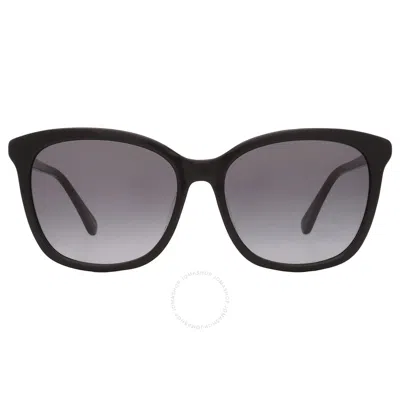 Kate Spade Grey Shaded Butterfly Ladies Sunglasses Tamiko/f/s 0807/9o 57 In Black / Dark / Grey