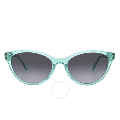 Kate Spade Grey Shaded Cat Eye Ladies Sunglasses Adeline/g/s 0zi9/9o 55 In Gray