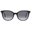 Kate Spade Grey Shaded Cat Eye Ladies Sunglasses Andria/s 0807/9o 51/18 In Black / Grey