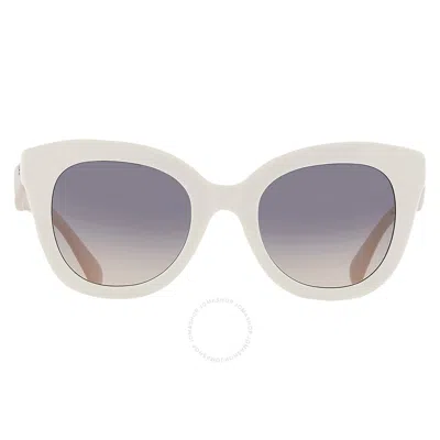 Kate Spade Grey Shaded Cat Eye Ladies Sunglasses Belah/s 010a/gb 50 In Pink
