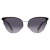Kate Spade New York Izara 57mm Gradient Cat Eye Sunglasses In Gray