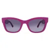 Kate Spade Grey Shaded Cat Eye Ladies Sunglasses Ks Aimee/s 035j/9o 50 In Purple