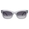 Kate Spade Grey Shaded Cat Eye Ladies Sunglasses Ks Aimee/s 0kb7/9o 50 In Gray