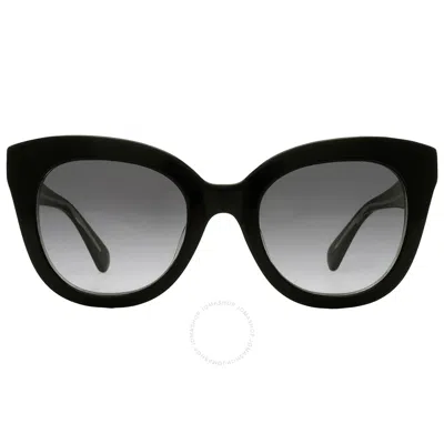 Kate Spade Grey Shaded Oval Ladies Sunglasses Belah/s 0807/9o 50 In Black