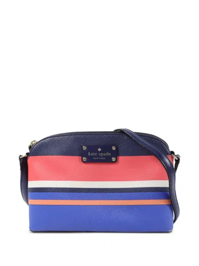Pre-owned Kate Spade Grove Street Millie Shoulder Bag In Blue