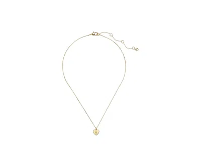 Kate Spade H Pendant In Gold