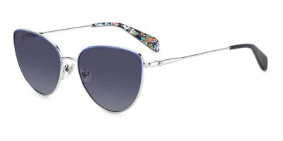 Kate Spade Hailey/g/s Asian Fit Doh/9o Women's Sunglasses Blue Size 55