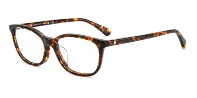 Kate Spade Haisley/f Asian Fit Women's Glasses, Tortoiseshell, Size 53 In Brown