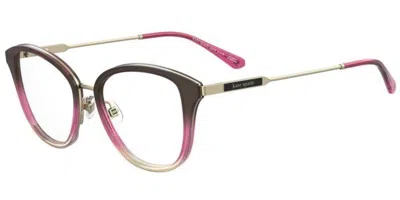 Kate Spade Hallie/g Asian Fit Women's Glasses, Brown, Size 52 In Pink