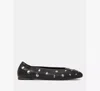 Kate Spade Halo Ballet Flat In Black