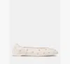 Kate Spade Halo Ballet Flat In White
