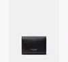 Kate Spade Halo Card Case Trifold Wallet In Black