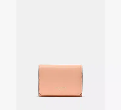 Kate Spade Halo Card Case Trifold Wallet In Orange