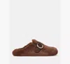 Kate Spade New York Halo Faux Fur Clog In Brown