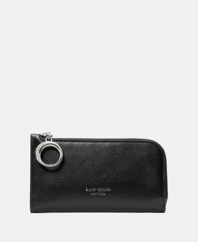 KATE SPADE HALO FINE GRAIN LEATHER SLIM BIFOLD WALLET