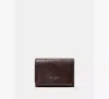 Kate Spade Halo Glazed Card Case Trifold Wallet In Brown