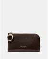 Kate Spade Halo Glazed Leather Bifold Wallet In Brown