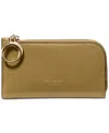Kate Spade Halo Glazed Leather Bifold Wallet In Green
