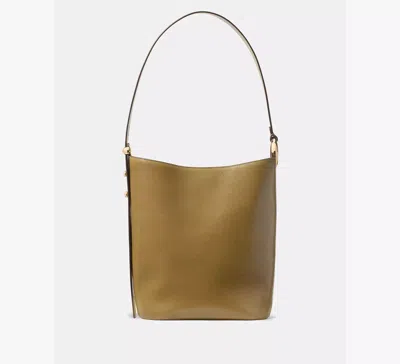 Kate Spade Halo Glazed Leather Bucket Bag In Green