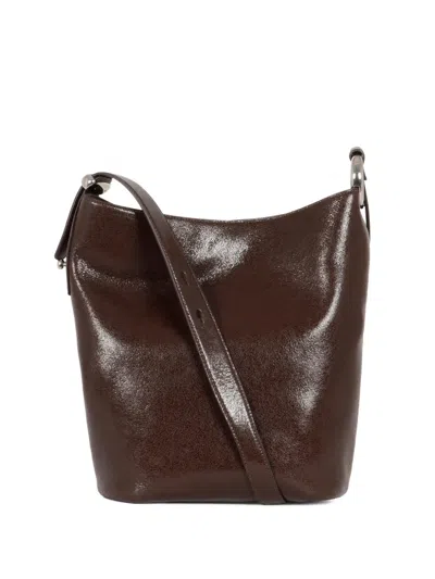 Kate Spade Halo Glazed Shoulder Bag In Brown