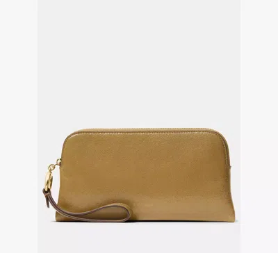 Kate Spade Halo Glazed Wristlet In Green