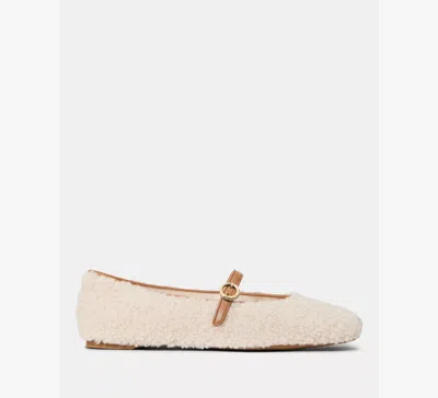 Kate Spade Halo Mary Jane Flat In Neutral