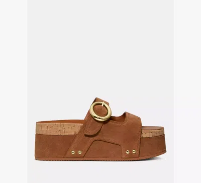 Kate Spade Halo Platform Footbed Sandal In Animal Print
