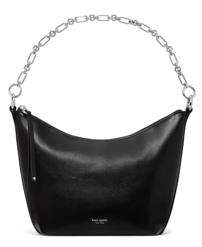Kate Spade Halo Small Chain Shoulder Handbag In Black