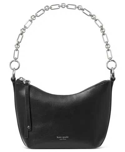 Kate Spade Halo Small Chain Shoulder Handbag In Black