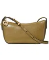 Kate Spade Halo Small Glazed Leather Crossbody Bag In Green
