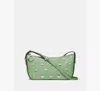 Kate Spade New York Halo Studded Fine Grain Leather Crossbody In Green