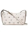 Kate Spade Halo Studded Small Crossbody Bag In White
