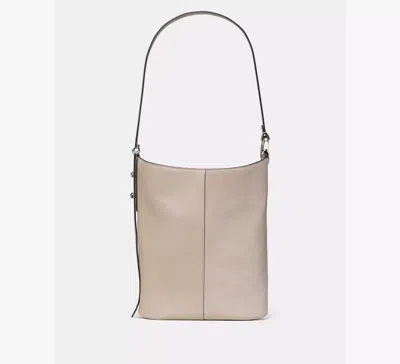 Kate Spade Halo Suede Bucket Bag In White