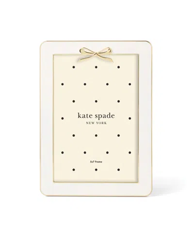 Kate Spade Happily Ever After 5" X 7" Picture Frame In White