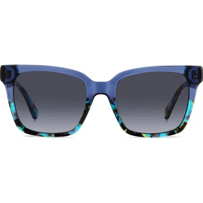 Kate Spade Harlow Gs 55mm Gradient Polarized Square Sunglasses