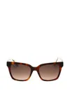 Kate Spade Harlow Rectangle-frame Sunglasses In Multi