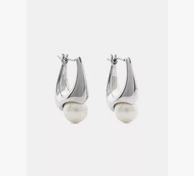 Kate Spade Harmony Huggies In Silver