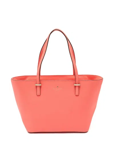Pre-owned Kate Spade Harmony Leather Tote Bag In Pink