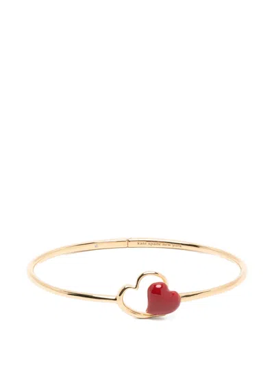 Kate Spade Heart Bracelet In Gold
