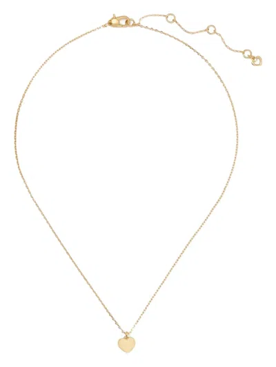 Kate Spade Heart Pendant In Gold