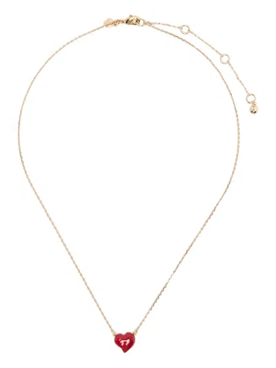 Kate Spade Heart-pendant Necklace In Gold