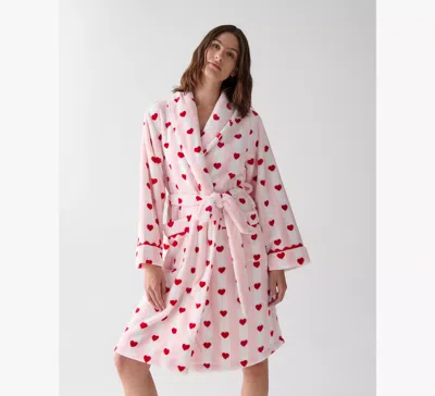 KATE SPADE HEART SWIRL LONG ROBE