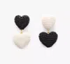 Kate Spade Heart You Beaded Double Drop Earrings In Multi Neutral