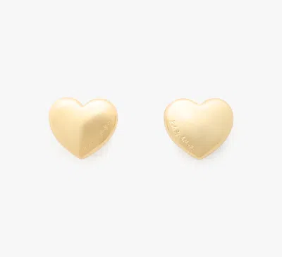 Kate Spade Heart You Statement Studs In Gold