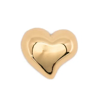Kate Spade Heart-shaped Gold-tone Earrings
