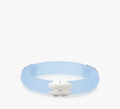 Kate Spade Heritage Bloom Bangle In Blue
