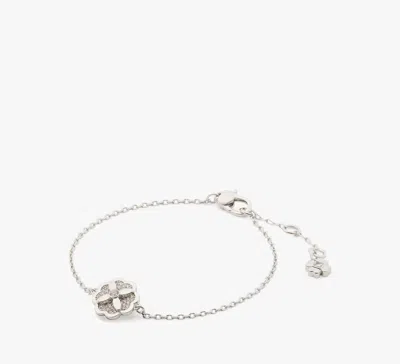 Kate Spade Heritage Bloom Bracelet In Metallic